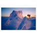 Fotografie Couple walking behind blocks of ice, Miemo Penttinen - miemo.net, 40 × 26.7 cm