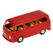 Auto VW mikrobus T2 červený kov 12cm v krabičce Kovap