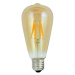 LED žárovka LED E27 ST64  4W = 30W 320lm 2200K Teplá 360° Filament GOLDLUX (Polux)