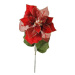 Vánoční růže červená, 55 cm