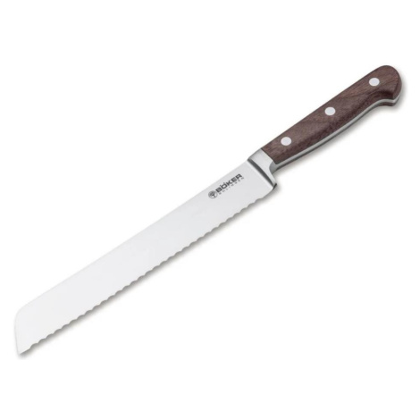 Böker - Kuchyňský nůž na pečivo HERITAGE 20,5 cm ořech 130904 Boker