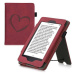 KW Mobile - Nubuck Brushed Heart - KW5567502 - Pouzdro pro Amazon Kindle Paperwhite 1/2/3 - Dark