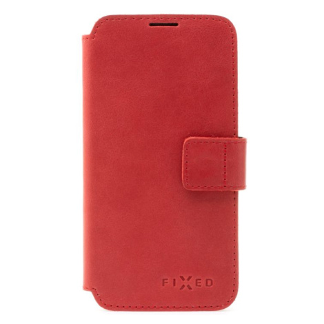 Kožené pouzdro typu kniha FIXED ProFit pro Samsung Galaxy A35 5G, červená