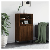 vidaXL Skříň highboard hnědý dub 60 x 36 x 110 cm kompozitní dřevo