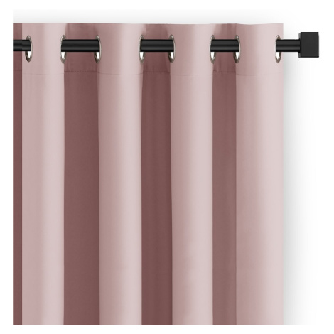 3kraft Závěs s kroužky Carli pudrově růžový