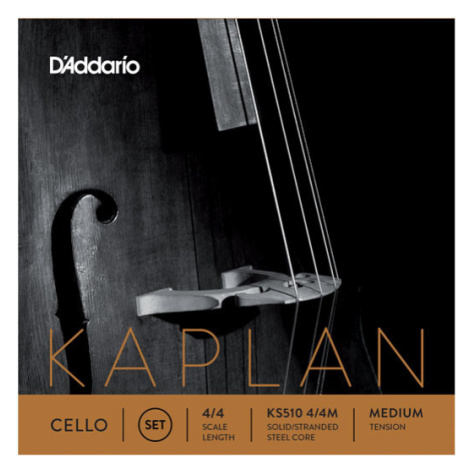 D´Addario Orchestral KS510 4/4M Kaplan Cello String Set - Medium D'Addario