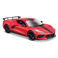 Maisto - 2020 Chevrolet Corvette Stingray Coupe, červená, 1:24