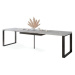 Jídelní stůl rozkládací Asali 120-270x76x80 cm (beton)