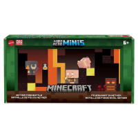 Mattel minecraft nether fire battle, hkr59