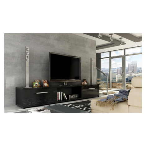 ArtAdr TV stolek ARIDEA / černá Barva: černý lesk / Ar3