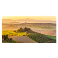 Fotografie Italy, Tuscany, San Quirico D'Orcia, Podere, Andrea Comi, 40 × 20 cm