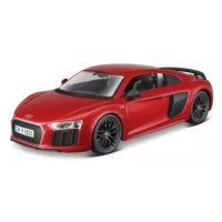 Maisto - Audi R8 V10 Plus, metal červená, assembly line, 1:24