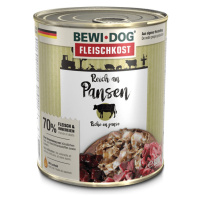 Bewi Dog – masitá strava pro psy s vysokým obsahem drštěk 6 × 800 g