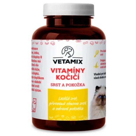 Vetamix vitamíny - kočičí srst a pokožka 100 g Zerex