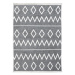 Oboustranný koberec dylan - šedá/bílá