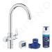 Grohe 30593000 - Set dřezové baterie StartCurve s filtrací, chrom