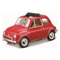 Bburago fiat 500l (1968) 1:24 červený