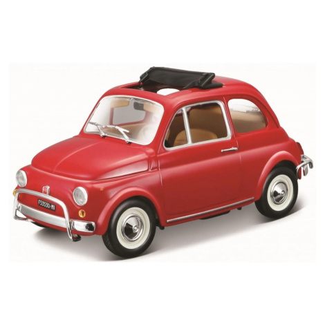 Bburago fiat 500l (1968) 1:24 červený