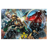 Plakát, Obraz - Aquaman - Atlantean Punch, (91.5 x 61 cm)