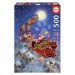 Puzzle Santa Claus is Coming Educa 500 dílků a Fix lepidlo