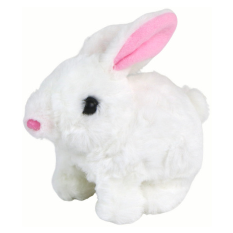 mamido  Interaktivní plyšák králík bílý s krátkou srstí