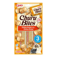 Churu Cat Bites Chicken wraps&Chicken Purée 3x10g