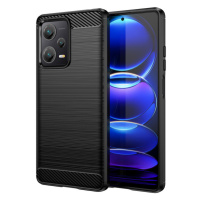 Carbon silikonové pouzdro na Xiaomi Redmi Note 12 PRO PLUS Black