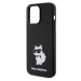 Zadní kryt Karl Lagerfeld Liquid Silicone Choupette NFT pro Apple iPhone 15 Pro, black