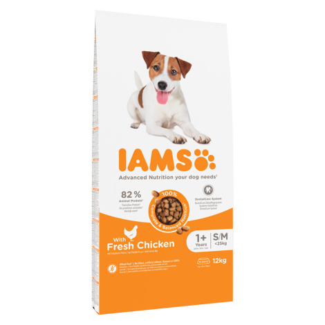 IAMS Advanced Nutrition Adult Small & Medium Dog s kuřecím - 12 kg