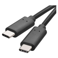 Nabíjecí a datový kabel USB-C 3.1 / USB-C 3.1, 1 m, černý