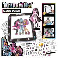 Kreativní tvoření s tabletem Fashion Designer Monster High Educa Vytvoř si módní návrhy panenek 