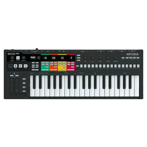 Arturia KeyStep Pro Black Edition MIDI keyboard Black