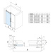 Gelco VOLCANO sprchové dveře 1400 mm, čiré sklo
