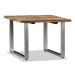 Konferenční stůl masivní recyklované dřevo 55 × 55 × 40 cm