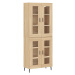 vidaXL Skříň highboard dub sonoma 69,5 x 34 x 180 cm kompozitní dřevo