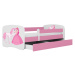 Kocot kids Dětská postel Babydreams princezna a poník růžová, varianta