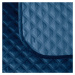Přehoz na postel QUIDO modrá 220x240 cm Mybesthome