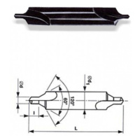 Vrták 01,60mm HSS středící 60° 221112