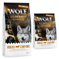 Wolf of Wilderness, 14 kg - 12 + 2 kg zdarma! - Rocky Canyons - Beef