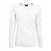 Dámské tričko dlouhý rukáv bílá Lambeste 041
