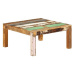 SHUMEE Konferenční stolek 80 × 80 × 40 cm masivní recyklované dřevo, 338030