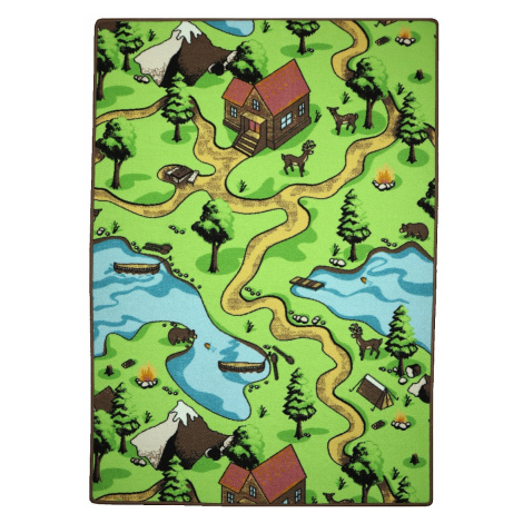 Ideal Dětský kusový koberec  Aljaška 5229 - 200x200 cm