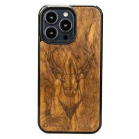 Pouzdro Bewood pro iPhone 13 Pro Jelen Imbuia