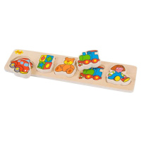 Bigjigs Toys Dřevěné vkládací puzzle - hračky