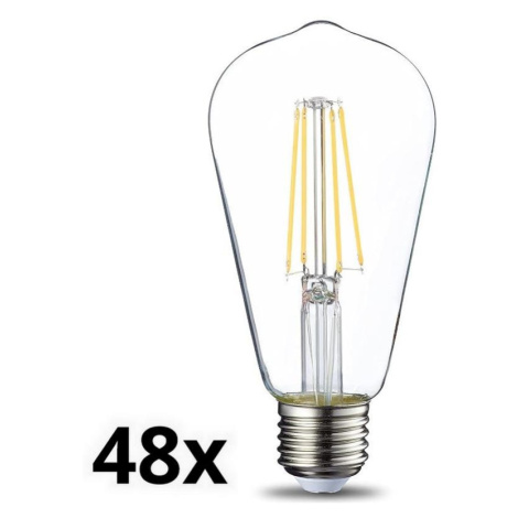 SADA 48x LED Žárovka VINTAGE E27/4,3W/230V 2700K Donoci