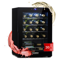 Klarstein Shiraz 20 Uno, vinotéka, 53 l/20 lahví, 5-18 °C, dotykové ovládání