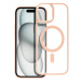 Smarty Matte Mag kryt s MagSafe iPhone 15 růžový