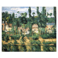 Obrazová reprodukce The Chateau de Medan, Cezanne, Paul, 40 × 33 cm