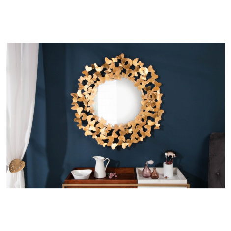 LuxD Designové nástěnné zrcadlo Fairy 78 cm zlaté