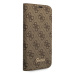 Guess GUBKP14XHG4SHW hard silikonové pouzdro iPhone 14 PRO MAX 6.7" brown book 4G Vintage Gold L